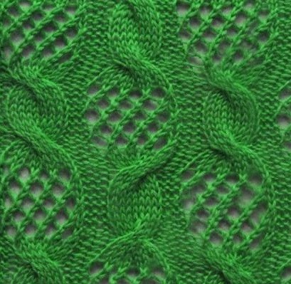 Cables and Net Knit Stitch Cables and Net Knit Stitch