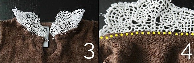 Crochet Colar from Doily