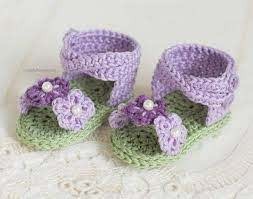 Inspiration. Crochet Summer Booties for Baby Girls.