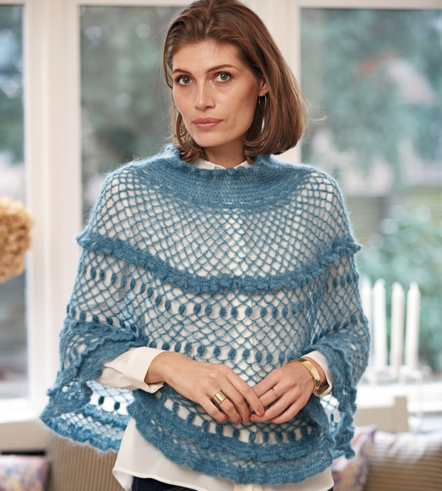 ​Light as Feather Crochet Poncho