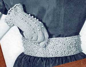 ​Pearl Crochet Gloves