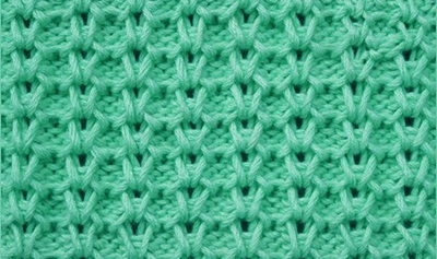 ​Vertical Honeycomb Knit Stitch