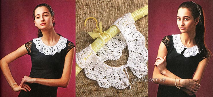 White Crochet Colar White Crochet Colar
