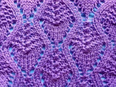 ​Fancy Rhombs Knit Stitch