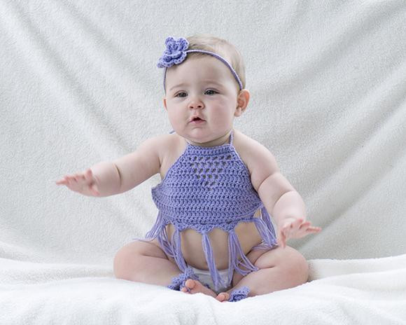 Inspiration. Crochet Baby Swimsuits.