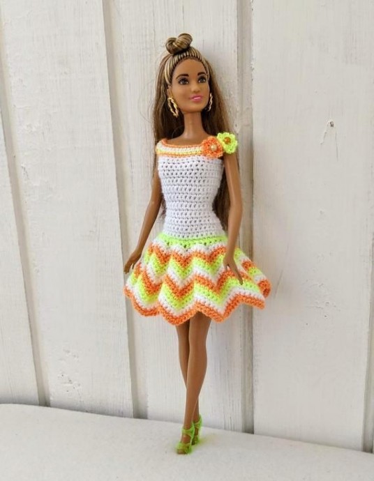 Inspiration. Crochet Cloths for Barbie Doll. Inspiration. Crochet Cloths for Barbie Doll.