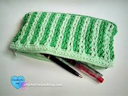 Inspiration. Crochet Pencil Cases.