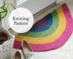 Inspiration. Knit Rugs.