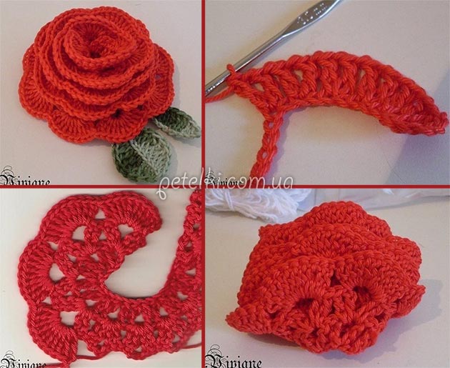 How to Create a Beautiful Rose with 26 Petals Using Crochet Techniques How to Create a Beautiful Rose with 26 Petals Using Crochet Techniques