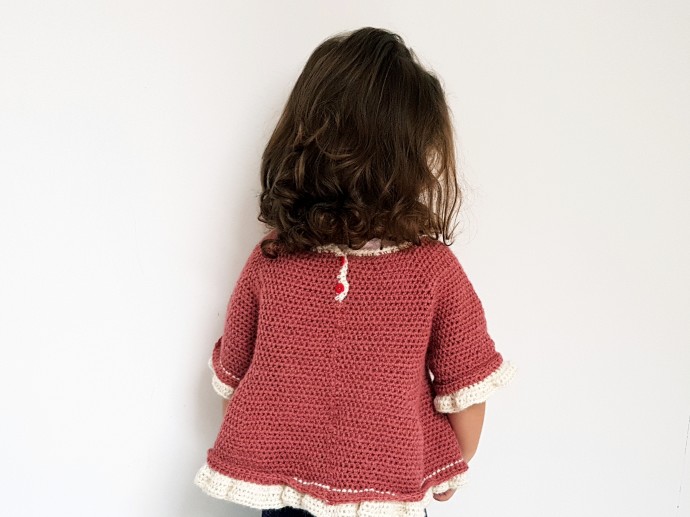 Helping our users. ​Bobble Pattern Crochet Baby Blouse.