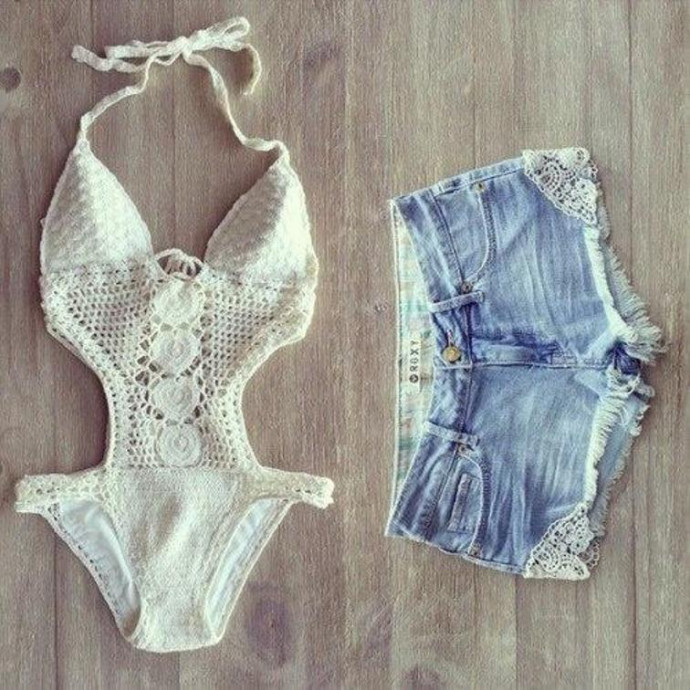 Inspiration. Crochet Swimsuits.