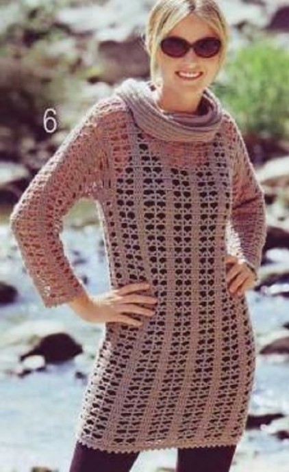 ​Relief Crochet Tunic