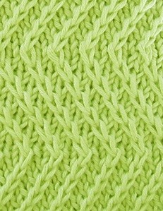 ​Twist Zigzag Knit Stitch