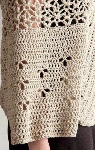 Wonderful Crochet Pullover-Poncho