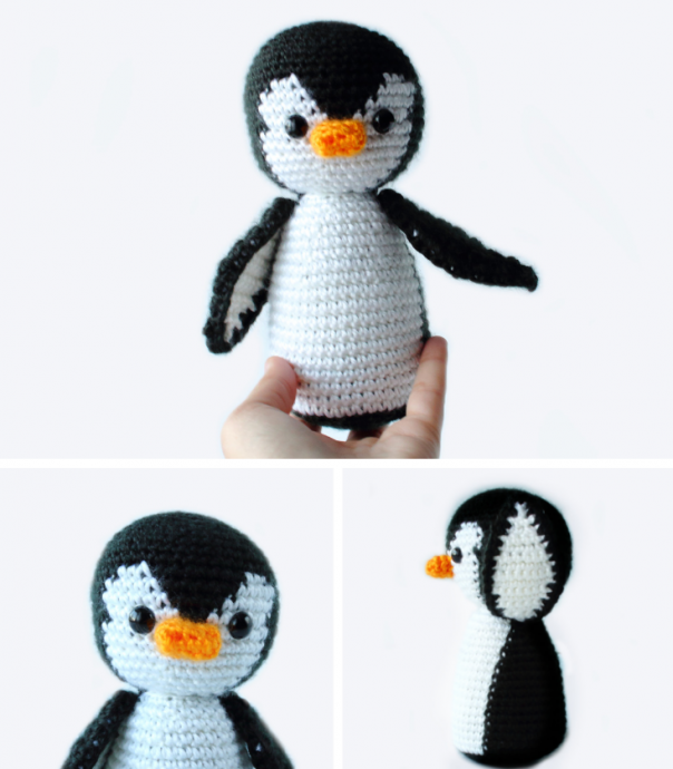 Cute Crochet Pinguin