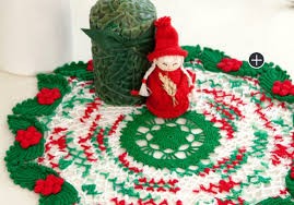 Inspiration. Crochet Christmas Doilies.