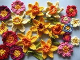 Inspiration. Crochet Spring Flowers.