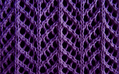 ​Arrowhead Lace Knit Stitch