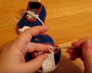 ​Crochet Baby Sneakers