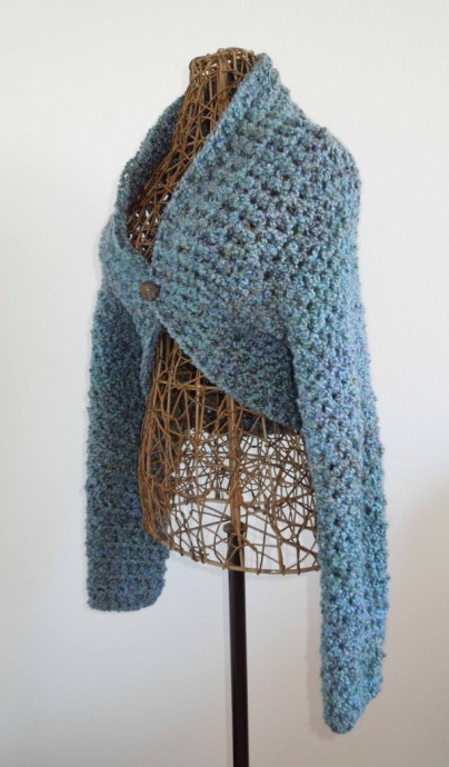 Complete Guide to Crocheting a Stylish Bolero Using Lion Brand Homespun Yarn Complete Guide to Crocheting a Stylish Bolero Using Lion Brand Homespun Yarn