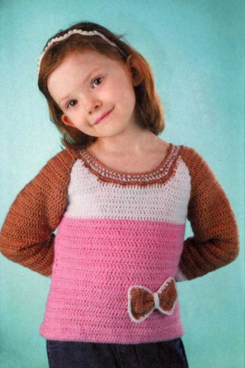 ​Crochet Pullover for Girl