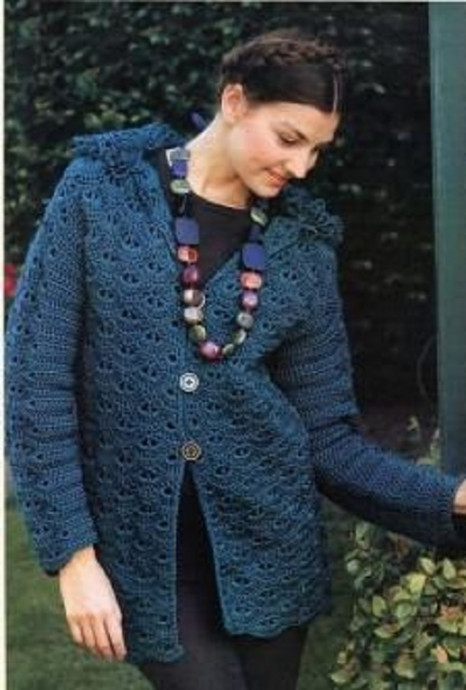 Dark Crochet Jacket