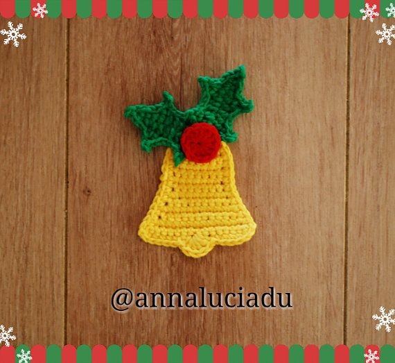 Inspiration. Crochet Christmas Appliques.