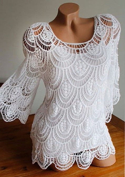 Inspiration. Crochet Shirts.