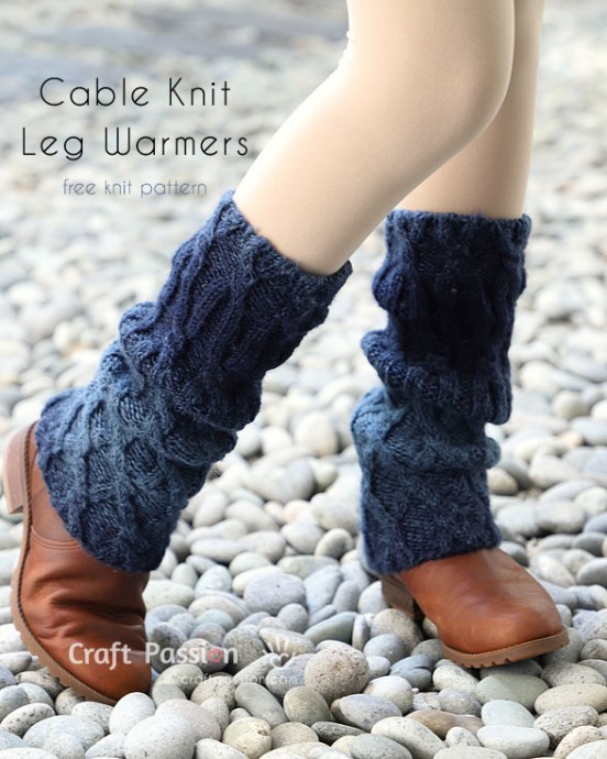 Inspiration. Knit Legwarmers.