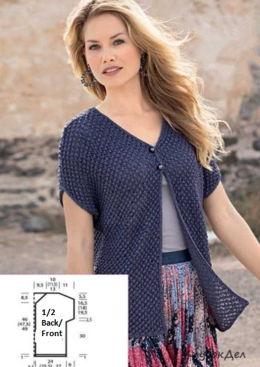 Complete Knitting Guide for a Stylish Denim Yarn Garment