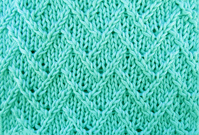 Knit Lattice Pattern