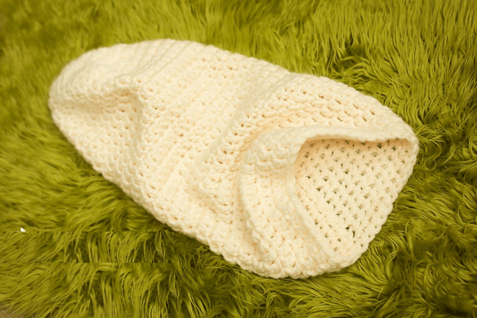 Helping our users. ​Crochet Baby Swaddle.