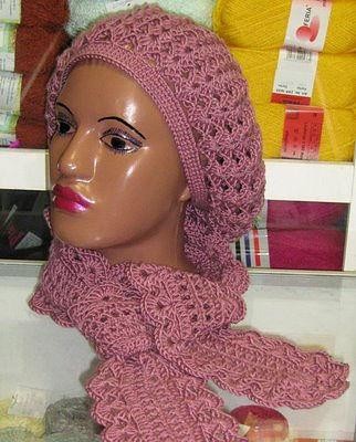 ​Crochet Beret and Scarf