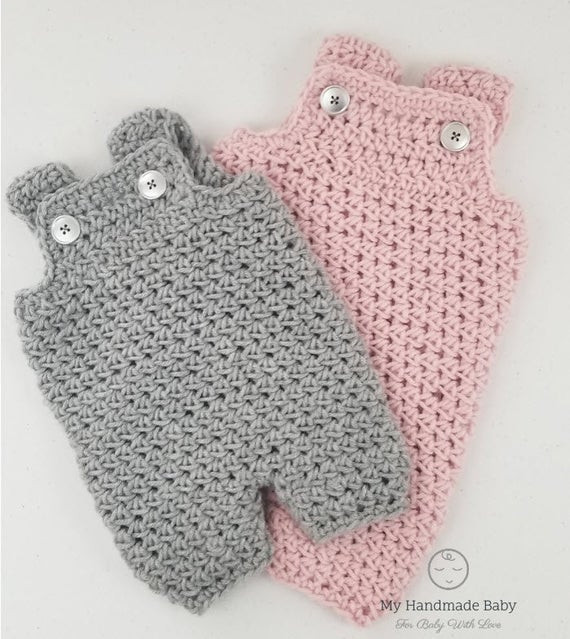 Inspiration. Crochet Baby Rompers.