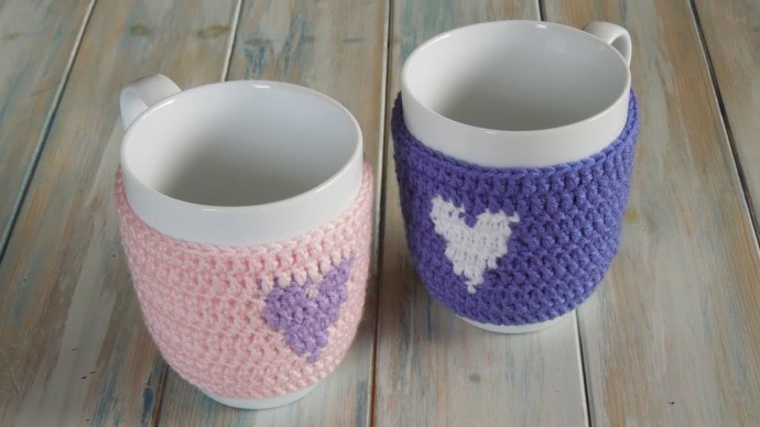 Inspiration. Crochet Cup Warmer.