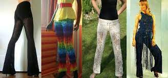 Inspiration. Crochet Pants.