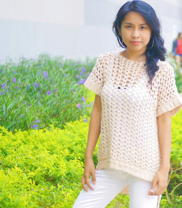 Long Crochet Tunic Long Crochet Tunic
