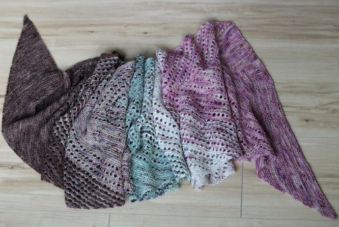 Inspiration. Knit Shawl Wrap.