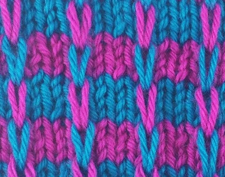 ​Knit Three Colored Pattern