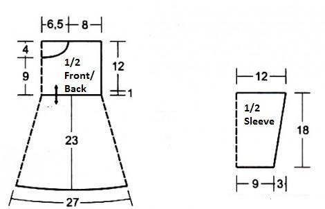 Complete Crochet Instructions for a Stylish Garment with Yoke and Sleeves Complete Crochet Instructions for a Stylish Garment with Yoke and Sleeves