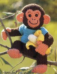 Inspiration. Crochet Amigurumi Monkeys.