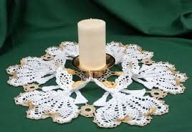 Inspiration. Crochet Christmas Doilies.