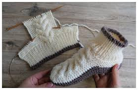 Inspiration. Knit Slippers.