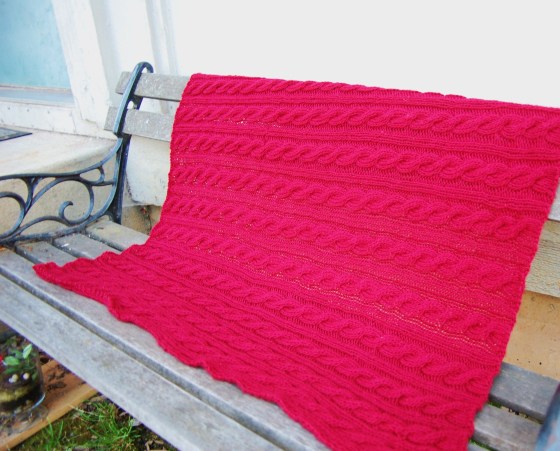 ​Cozy Cable Blanket