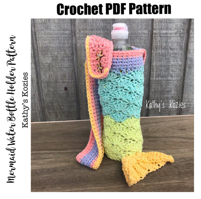 Inspiration. Crochet Bottle Cover.