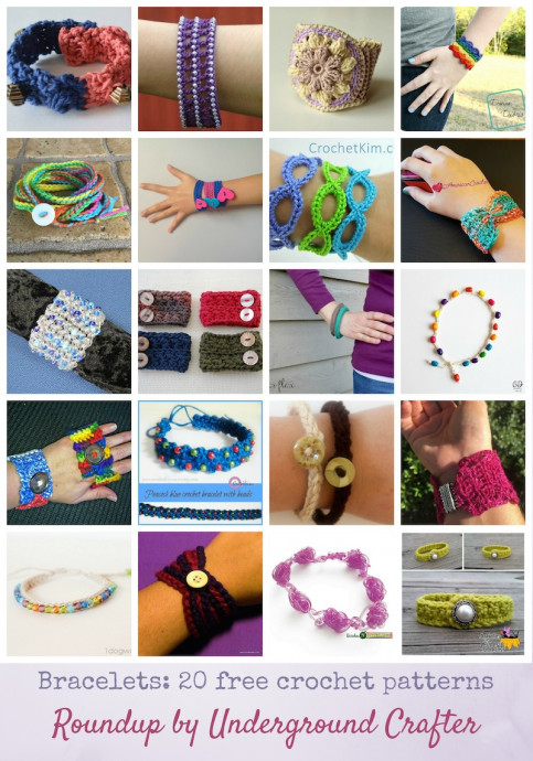 Inspiration. Crochet Bracelets.