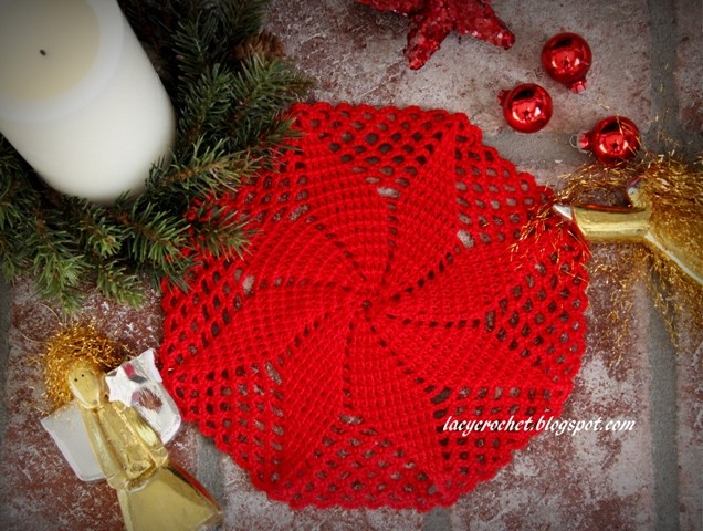 Inspiration. Crochet Christmas Doilies.