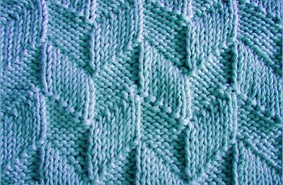​Parallelograms Knit Pattern