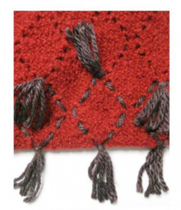 Complete Guide to Knitting a Stunning Red and Brown Accessory Using Bergere de France Yarn