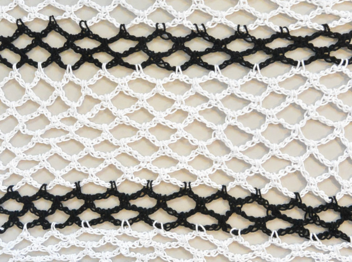 ​Crochet Diamond Net Pattern